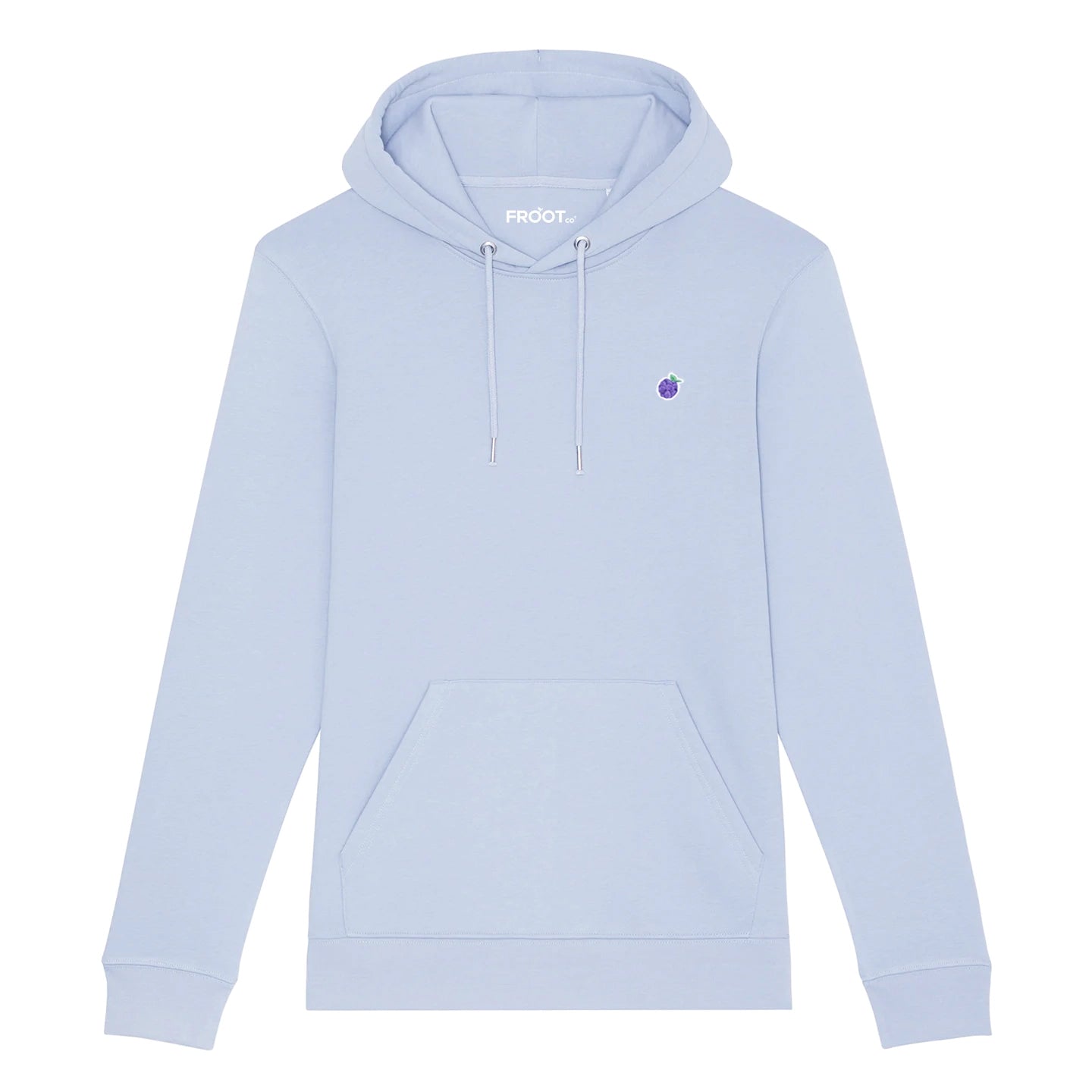 Blue premium organic hoodie