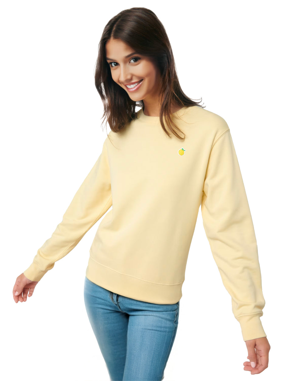 Butter Lemon Premium Organic Crewneck