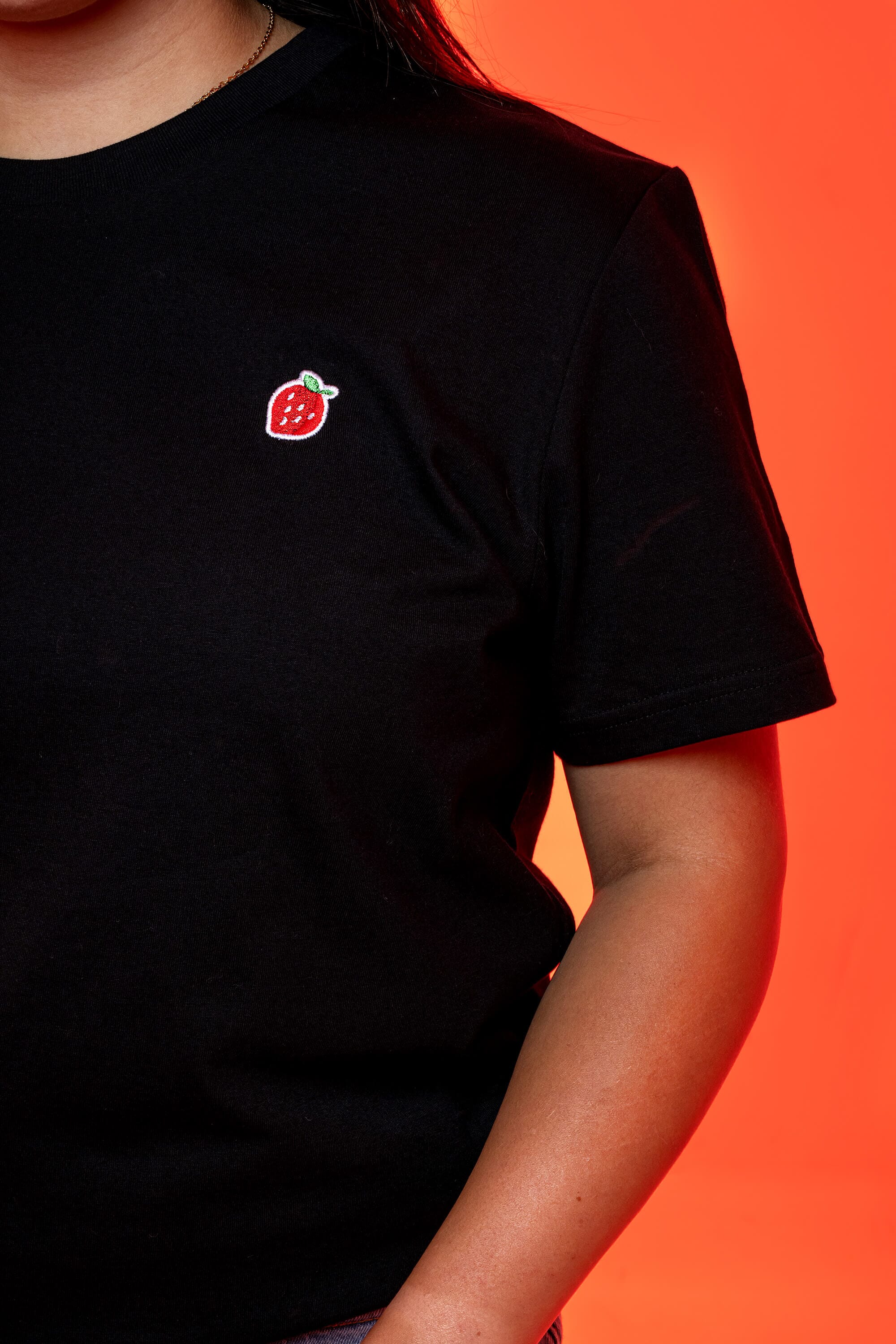 Black Strawberry Premium Organic T-Shirt T-Shirt FROOTco