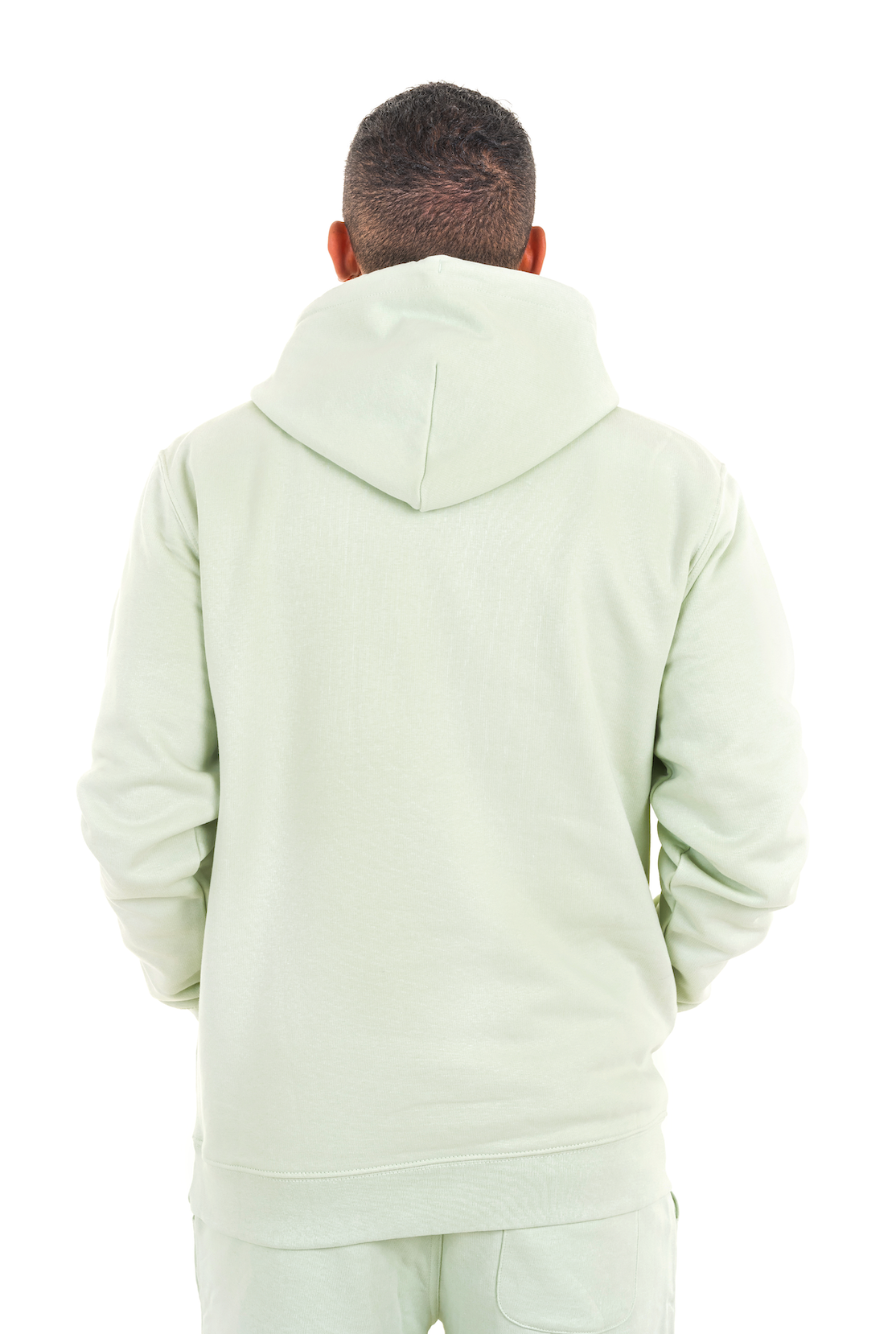 pastel green hoodie