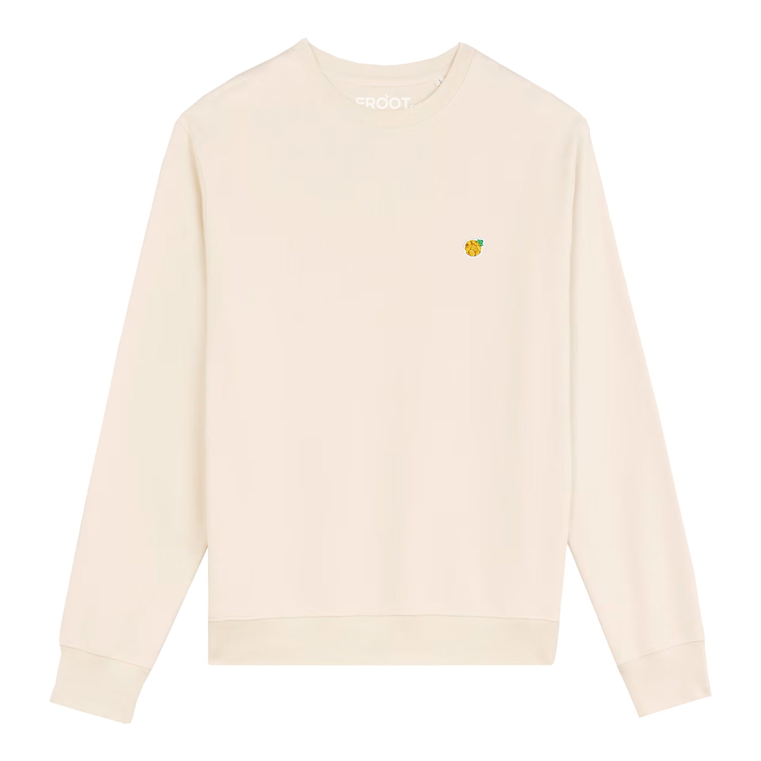 Cream Pineapple Premium Organic Crewneck