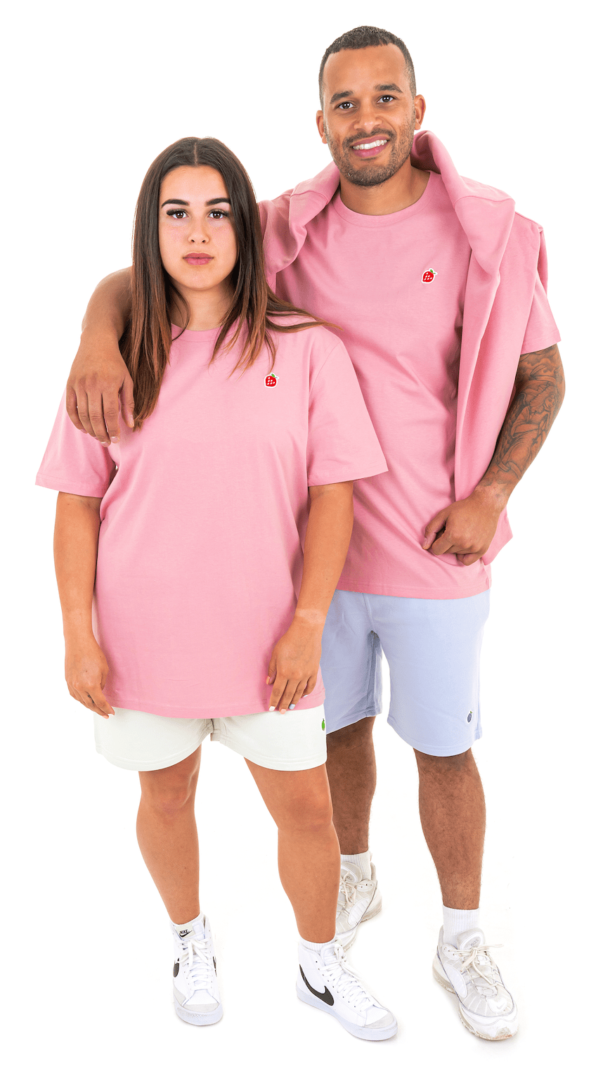 Pink Strawberry Premium Organic T-Shirt T-Shirt FROOTco