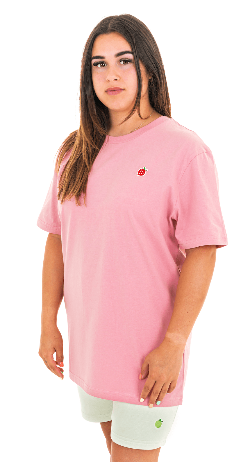 Pink Strawberry Premium Organic T-Shirt T-Shirt FROOTco
