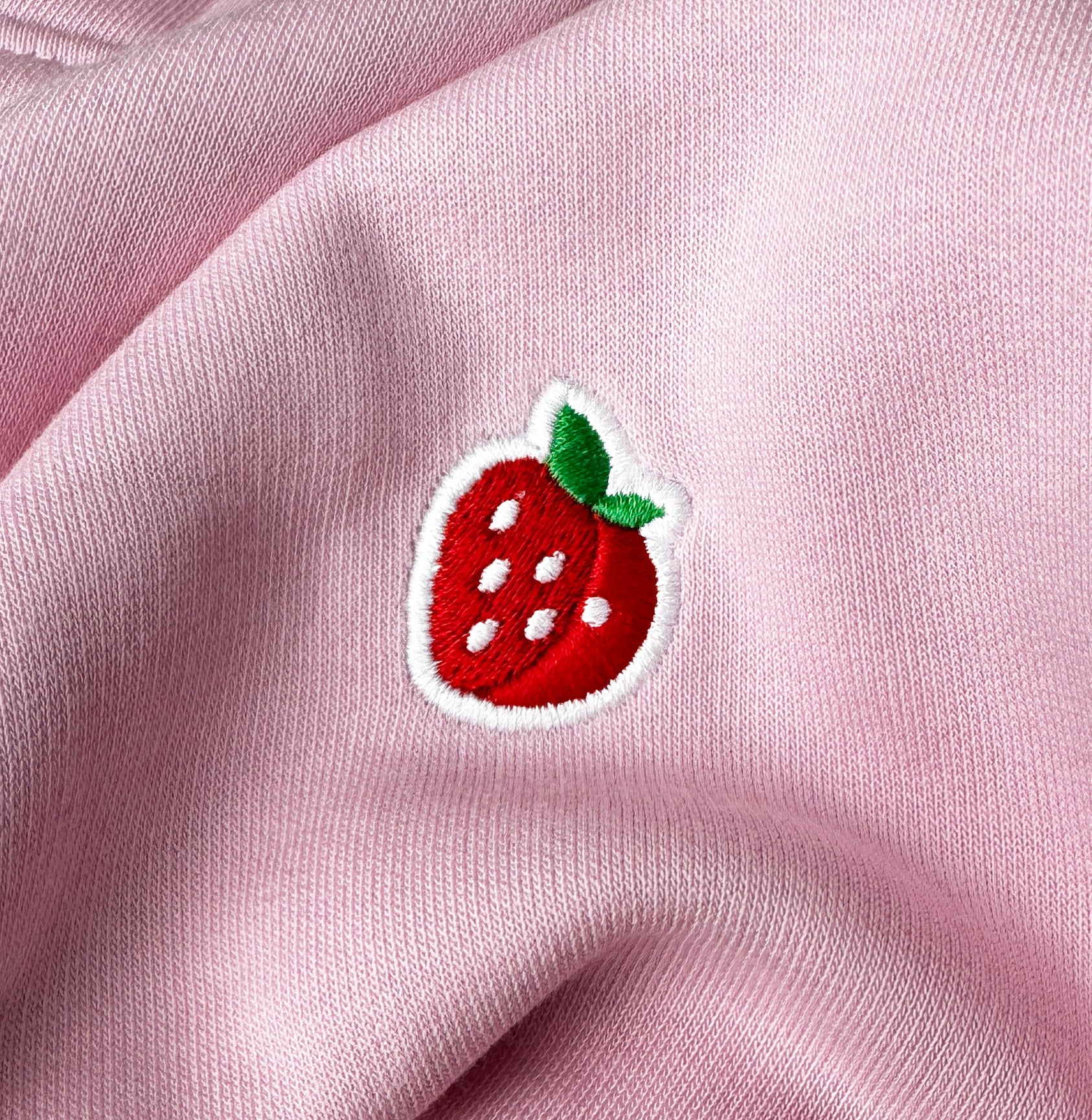 Baby Pink Strawberries & Cream Premium Hoodie
