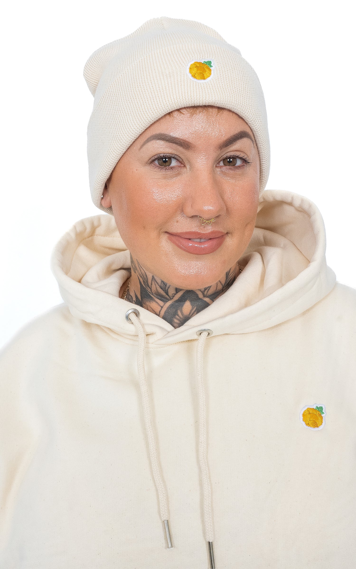 Natural Raw Pineapple Organic Beanie