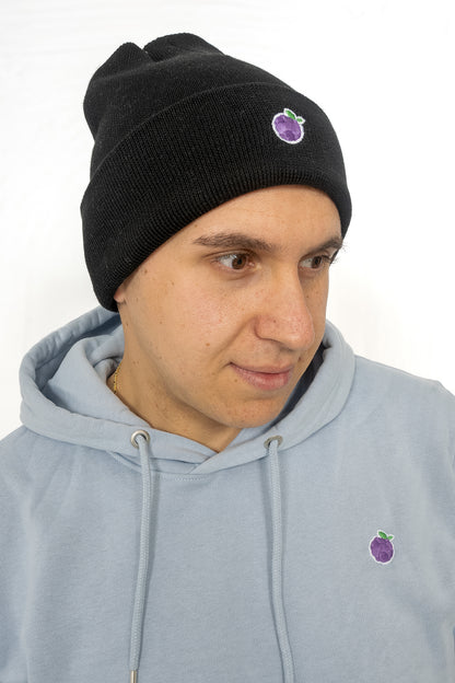 Black Blackberry Organic Beanie