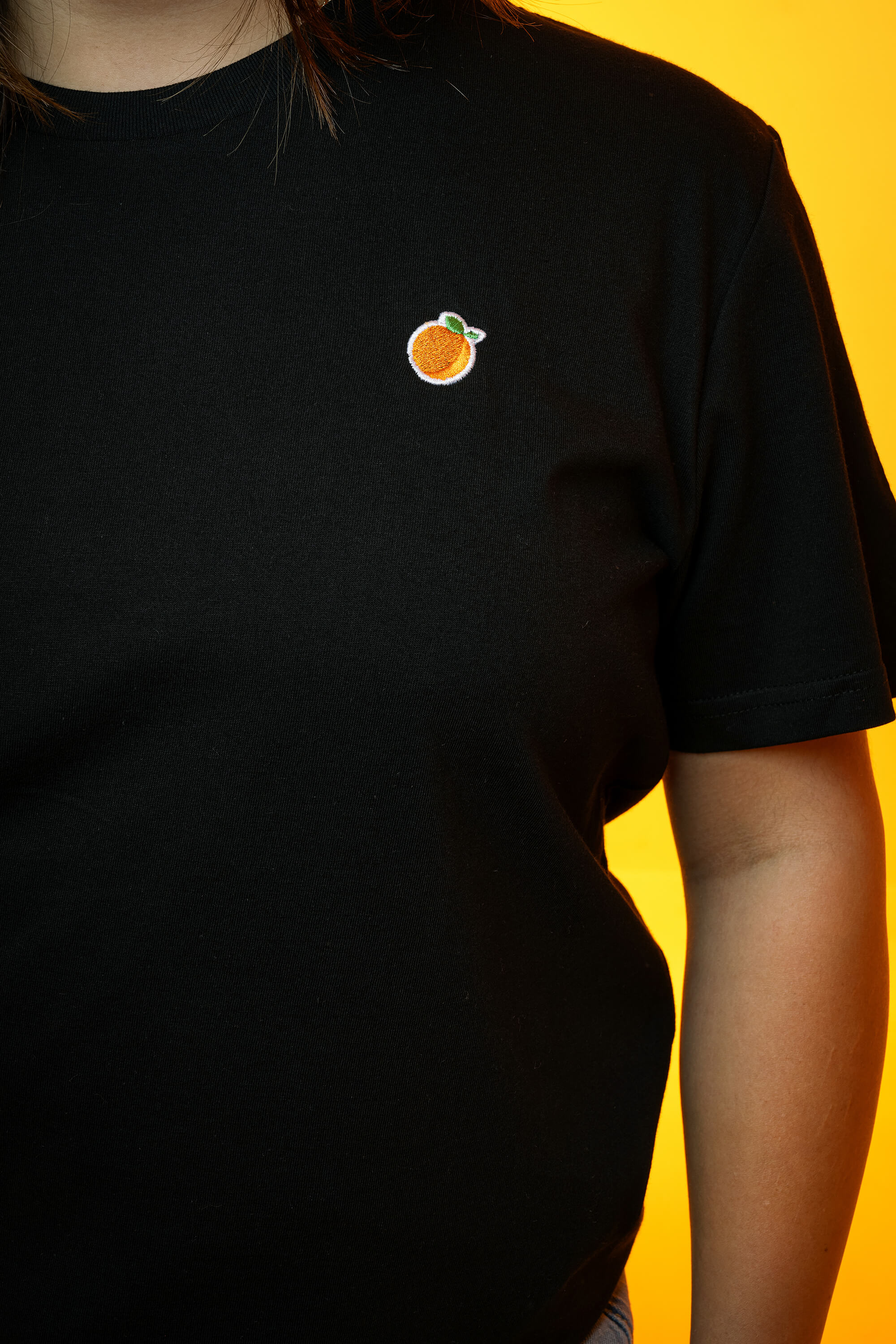 Black Orange Premium Organic T-Shirt