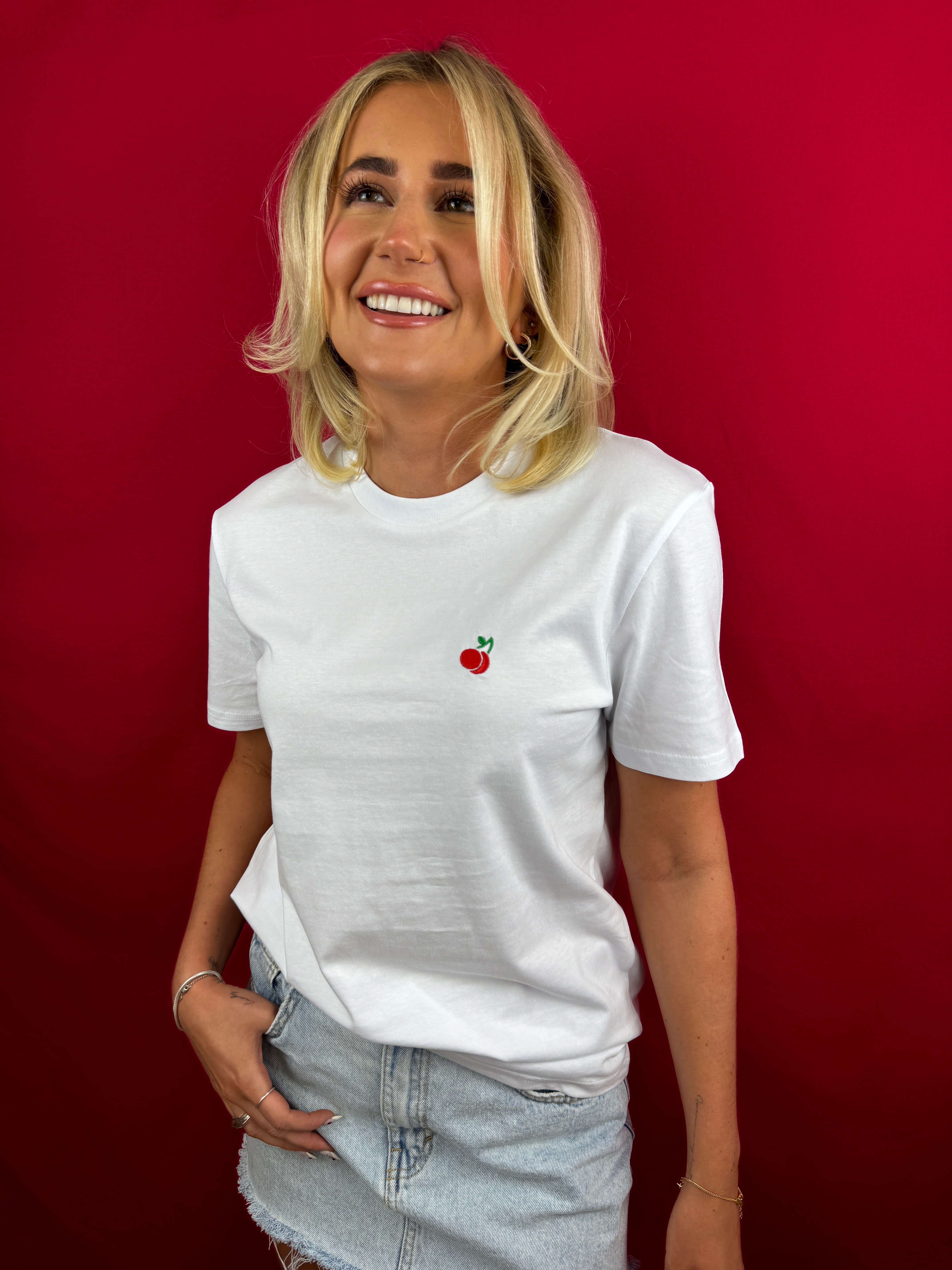 White Cherry Premium T-Shirt