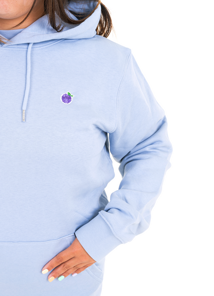 Blue Blackberry Premium Organic Hoodie