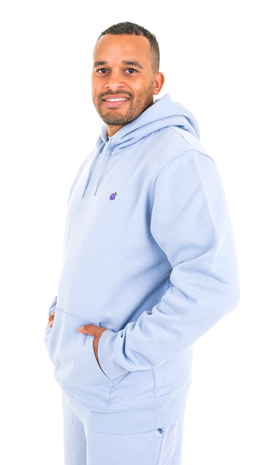 Blue Blackberry Premium Organic Hoodie