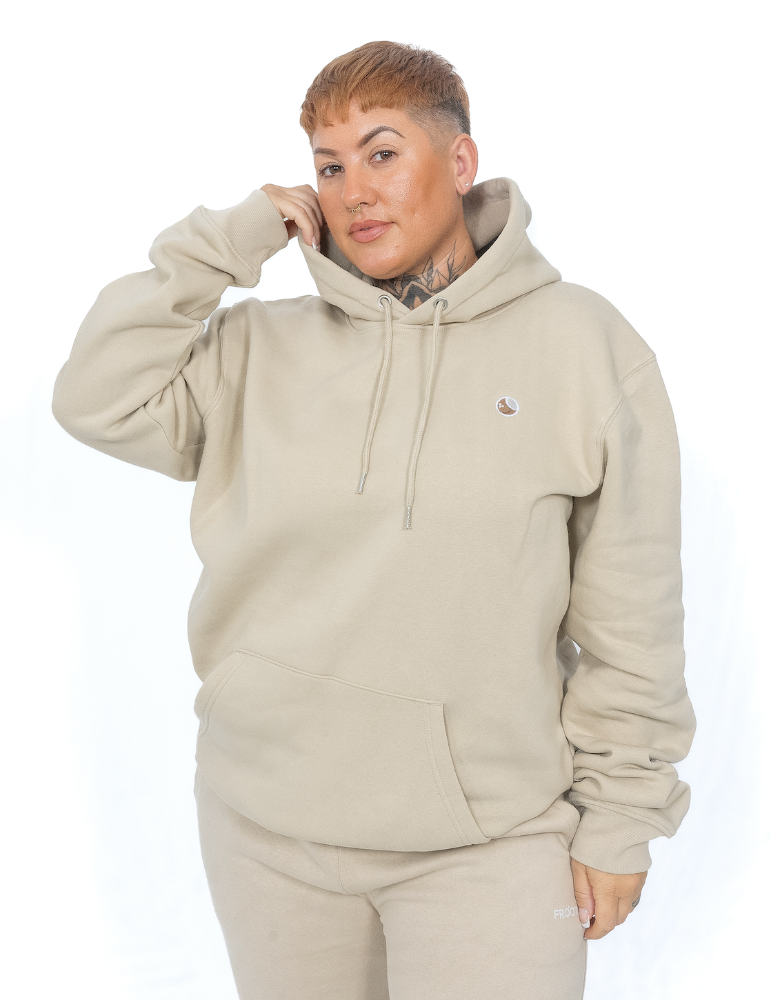 Brown Coconut Premium Organic Hoodie