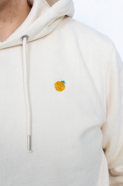 Natural Raw Pineapple Premium Organic Hoodie