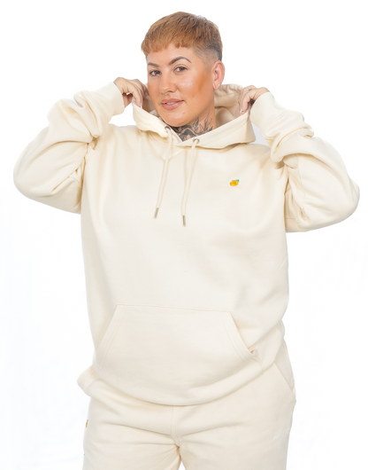 Natural Raw Pineapple Premium Organic Hoodie