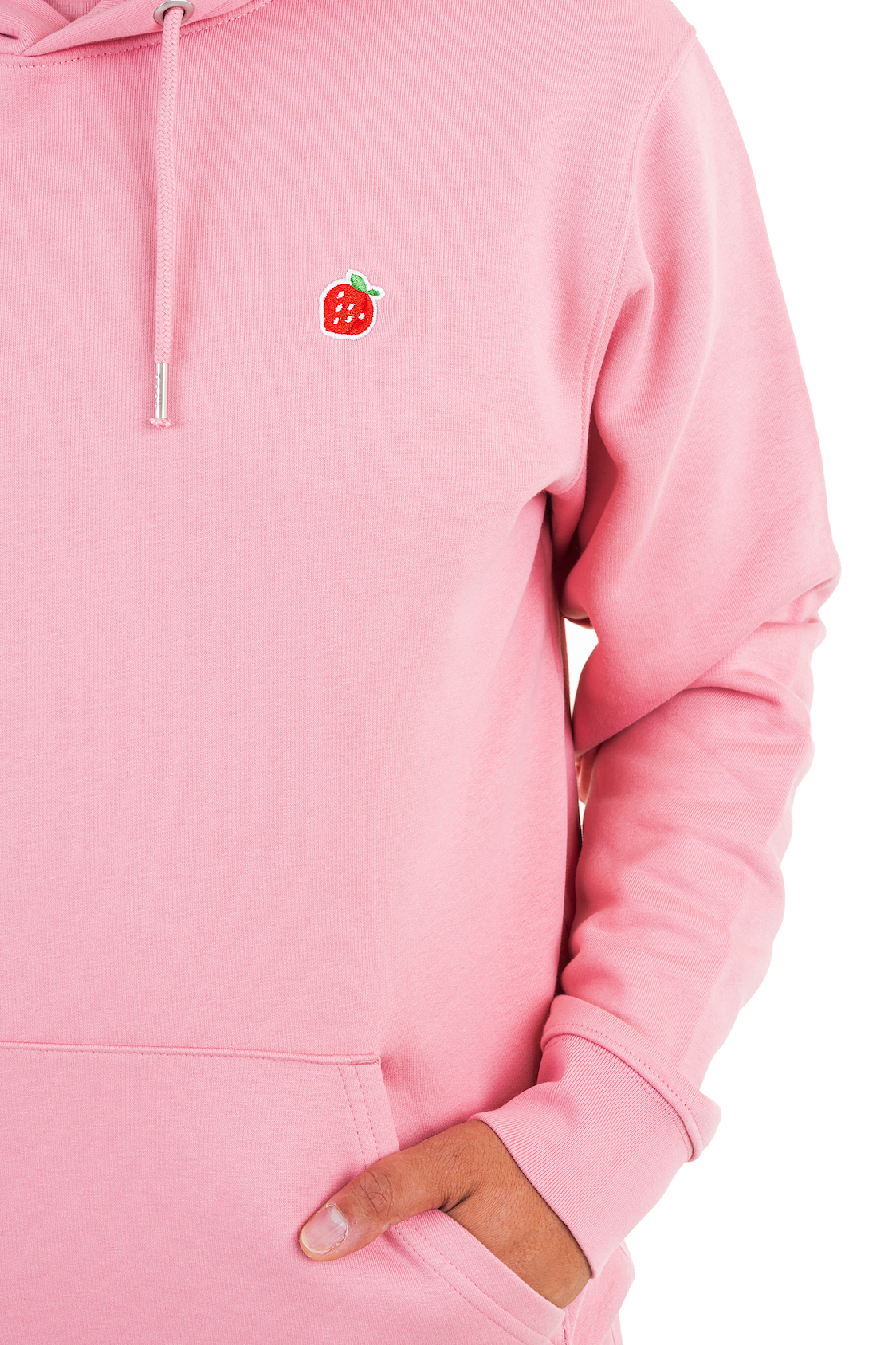 Pink Strawberry Premium Organic Hoodie