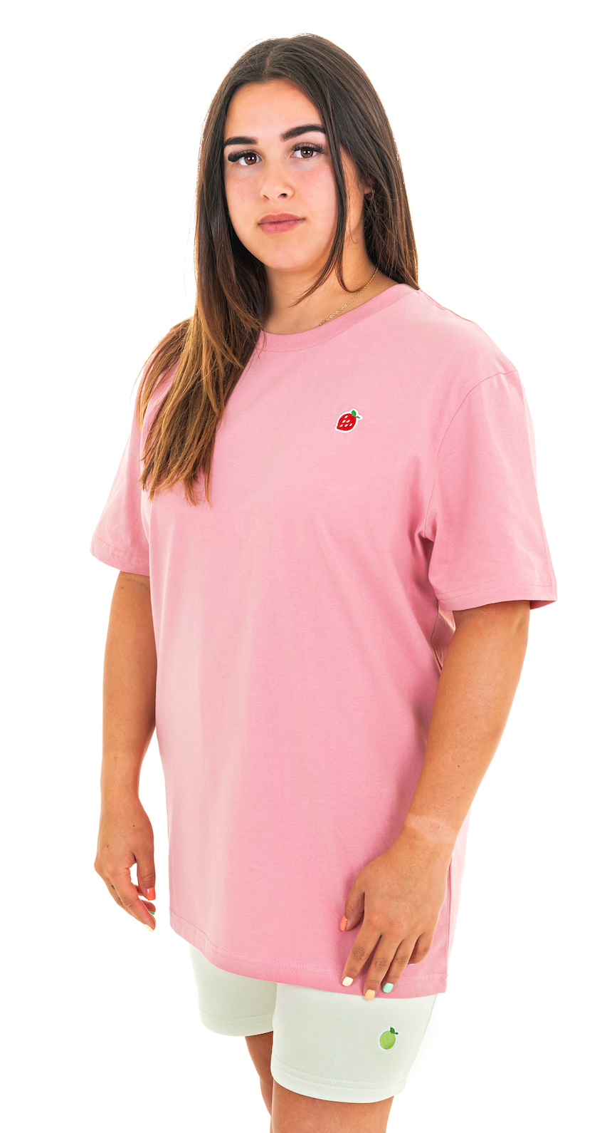 Pink Strawberry Premium Organic T-Shirt