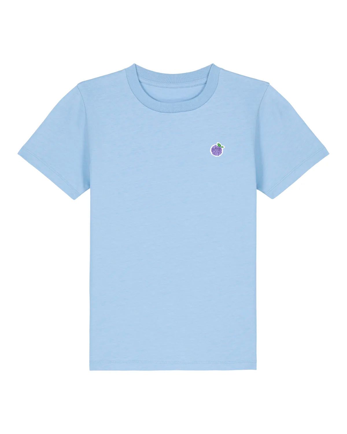 Kids Sky Blue Blackberry Premium Organic T-Shirt