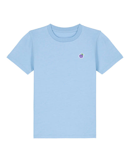 Kids Sky Blue Blackberry Premium Organic T-Shirt