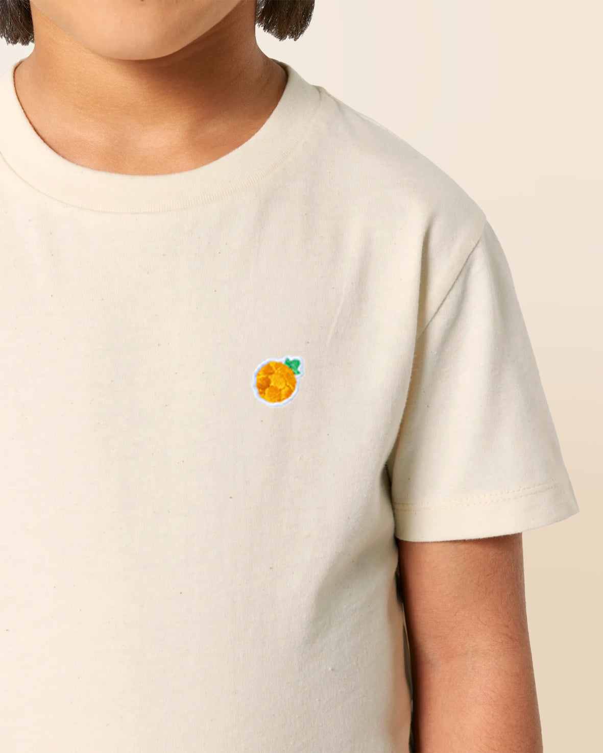 Kids Natural Raw Pineapple Premium Organic T-Shirt