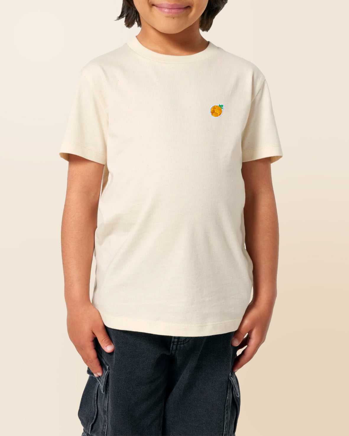 Kids Natural Raw Pineapple Premium Organic T-Shirt