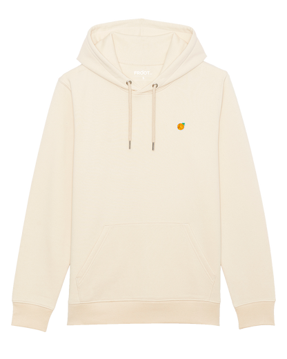 Natural Raw Pineapple Premium Organic Hoodie