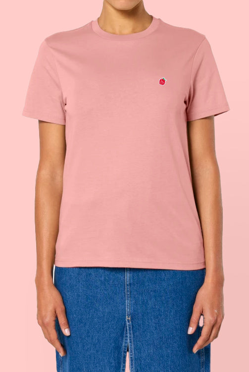 Pink Strawberry Premium Organic T-Shirt