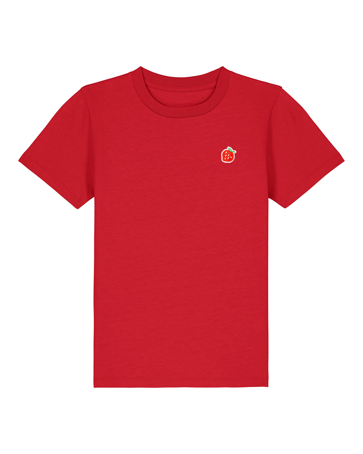 Kids Red Strawberry Premium Organic T-Shirt